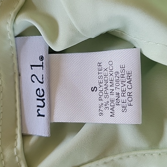 Rue21 Pale Green Silky Slip Dress - Picture 3 of 6